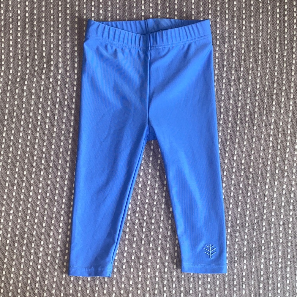 Blue baby wave swim tights - coolibar